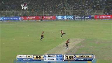 M30: RR vs SRH– Fall of Wickets
