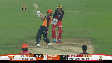 M52: RCB vs SRH – David Warner Six
