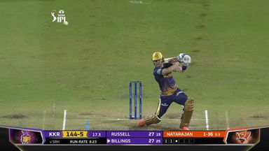 M61: KKR vs SRH – Sam Billings Six