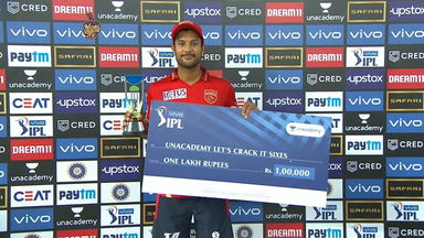 M45: KKR vs PBKS  – Unacademy Lets Crack It Sixes of the Match – Mayank Agarwal
