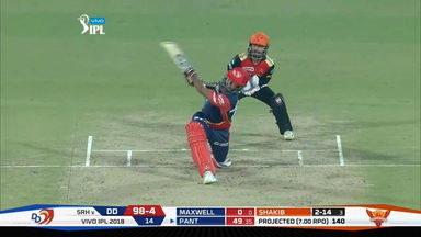 M42: DD vs SRH – Rishabh Pant Six