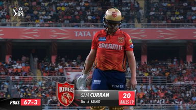 M37: PBKS vs GT – Sam Curran Wicket