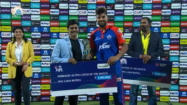 M55: CSK vs DC – Herbalife Active Catch of the Match – Lalit Yadav