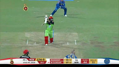 M11: RCB vs RR – Washington Sundar Six