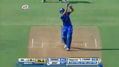 M23: MI vs SRH – Rohit Sharma Six