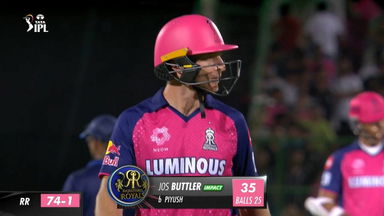 M38: RR vs MI – Jos Buttler Wicket