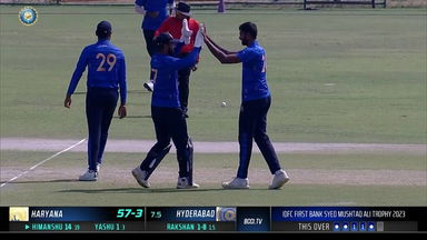 SMAT 2023: Rakshan's impressive spell of 3/17