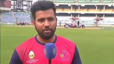 Rohit Sharma talks about his routine before a Test match