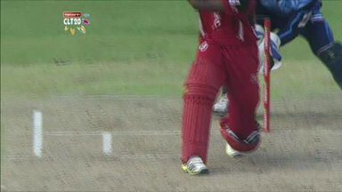 M16: TTN vs T&T –  Evin Lewis c Richards b van der Merwe