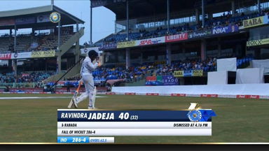 IND vs SA 2019, 1st Test, Day 4: Ravindra Jadeja Wicket
