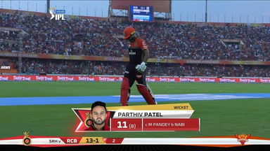 M11: SRH vs RCB –  Parthiv Patel Wicket