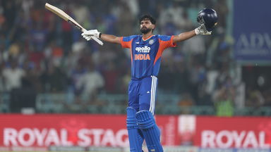 Sealed with a six! Shreyas Iyer smashes maiden T20I century
