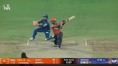 IPL 2025 M07: SRH vs LSG - Aniket Verma Six