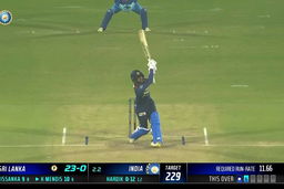 IND vs SL 2023, 3RD T20I: Kusal Mendis  Six