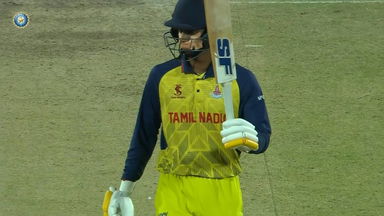 Vijay Hazare Trophy 2023 SF1: Baba Indrajith leads Tamil Nadu's fight with 64(71)