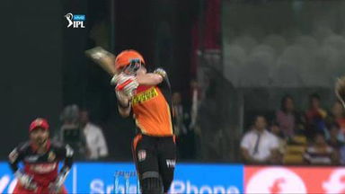 M4: RCB vs SRH – David Warner Wicket