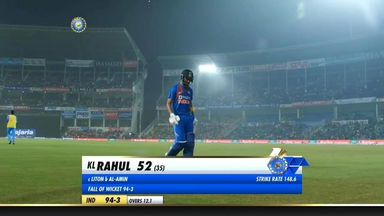 IND vs BAN 2019, 3rd T20I: KL Rahul Wicket