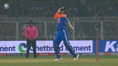 Off the mark in style: Abhishek Sharma smashes 4 & 6 off Archer