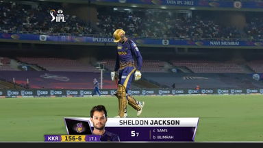 M56: MI vs KKR – Sheldon Jackson Wicket