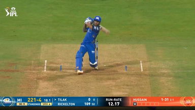 IPL 2026 M41: MI vs SRH - Tilak Varma Six
