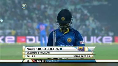 4TH ODI: IND vs SL – Nuwan Kulasekara Wicket