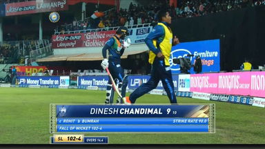 IND vs SL 2022, 2ND T20I: Dinesh Chandimal Wicket