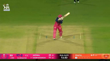 IPL 2026 Eliminator: SRH vs RR - Vaibhav Sooryavanshi Six