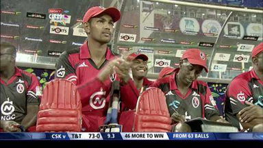 M20: CSK vs T&T –  Lendl Simmons Six