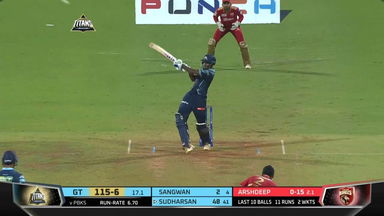 M48: GT vs PBKS – Sai Sudharsan Six