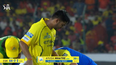 IPL 2026 M27: SRH vs CSK - Ayush Mhatre Wicket