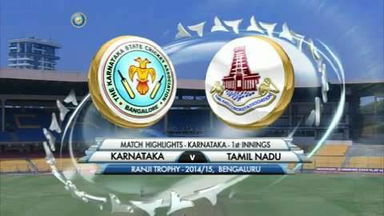Ranji Trophy 2014-15: KSCA v TNCA, Karnataka 1st Innings Highlights