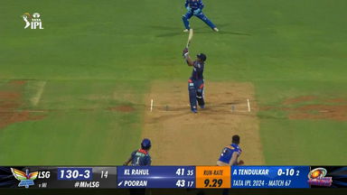 M67: MI vs LSG – Nicholas Pooran Six