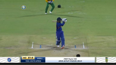 IND vs SA 2022, 1ST T20I: Ruturaj  Gaikwad Six