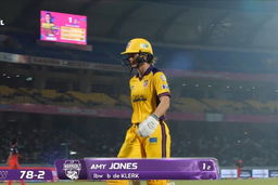 Wicket: Match 18, UP Warriorz vs Royal Challengers Bengaluru, WPL 2026: Amy Jones Wicket
