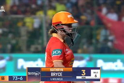 M05 - RCB vs GG: Kathryn Bryce Wicket