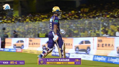 IPL 2026 M22: CSK vs KKR - Ajinkya Rahane Wicket