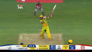M18: KXIP vs CSK – Faf du Plessis Six