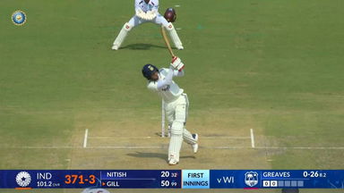 IND vs WI 2025, 2nd Test: Shubman Gill Six