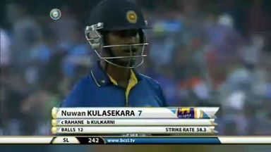 3RD ODI: IND vs SL – Nuwan Kulasekara Wicket