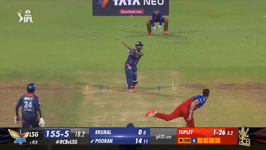 M15: RCB vs LSG – Nicholas Pooran Six