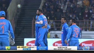 Mohammad Shami's 3-wicket haul