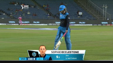 M01: Trailblazers vs Supernovas – Sophie Ecclestone Wicket
