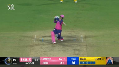 M17: CSK vs RR – Shimron Hetmyer Six