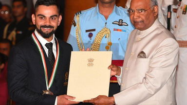 Virat Kohli conferred with Khel Ratna Award