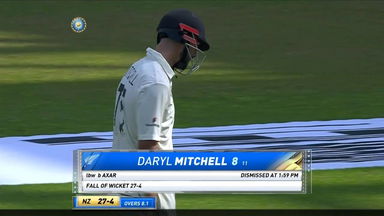 IND vs NZ 2021, 2nd Test, Day 2: Daryl Mitchell  Wicket