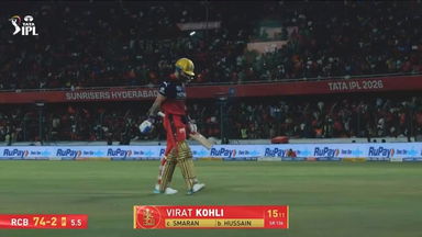 IPL 2026 M67: SRH vs RCB - Virat Kohli Wicket