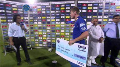 M18: RR vs KXIP – Man Of The Match – James Faulkner