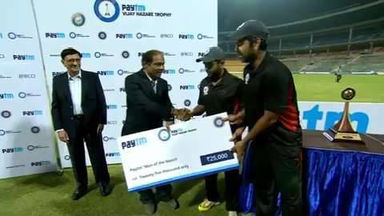Vijay Hazare Trophy, Final: Delhi v Gujarat, Post-match Presentation