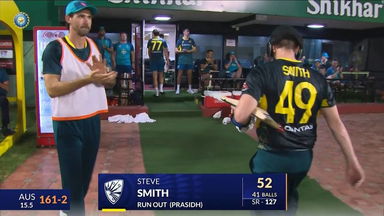 IND vs AUS 2023-24, 1ST T20I: Steven Smith Wicket