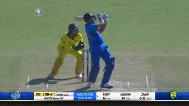 IND vs AUS 2019, 4th ODI: Rohit Sharma Six
